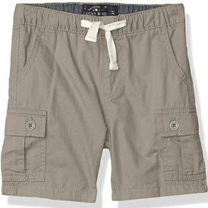 Lucky Brand Boys' Pull on Shorts Gray Cargo